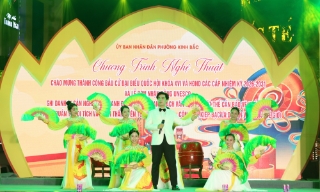 Sôi nổi các hoạt động văn hóa nghệ thuật tại phố đêm Ngô Gia Tự, phường Kinh Bắc